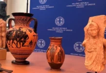 Πέντε αρχαιότητες επαναπατρίστηκαν από το Σικάγο