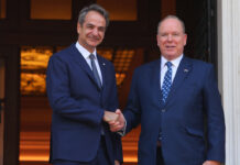 Στο Μέγαρο Μαξίμου ο Αλβέρτος του Μονακό – Συνάντηση με Μητσοτάκη και Τασούλα