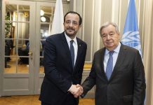Αντ. Γκουτέρες από Λευκωσία: «Να διασφαλίσουμε ότι θα μπορέσουμε να έχουμε επιτέλους μια λύση στο Κυπριακό»