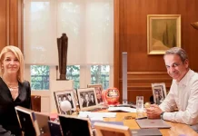 Την Αφροδίτη Νέστορα δέχτηκε στο Μέγαρο Μαξίμου ο Κ. Μητσοτάκης